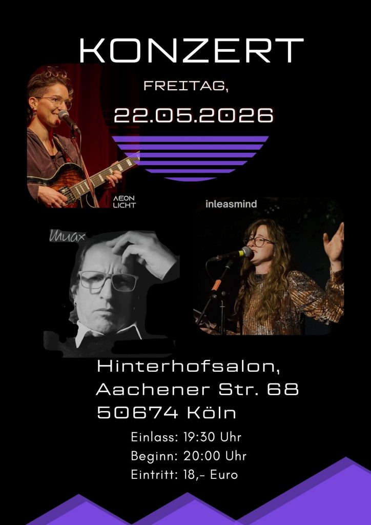 Aeonlicht / Inleasmind / Muax – Live im Hinterhofsalon